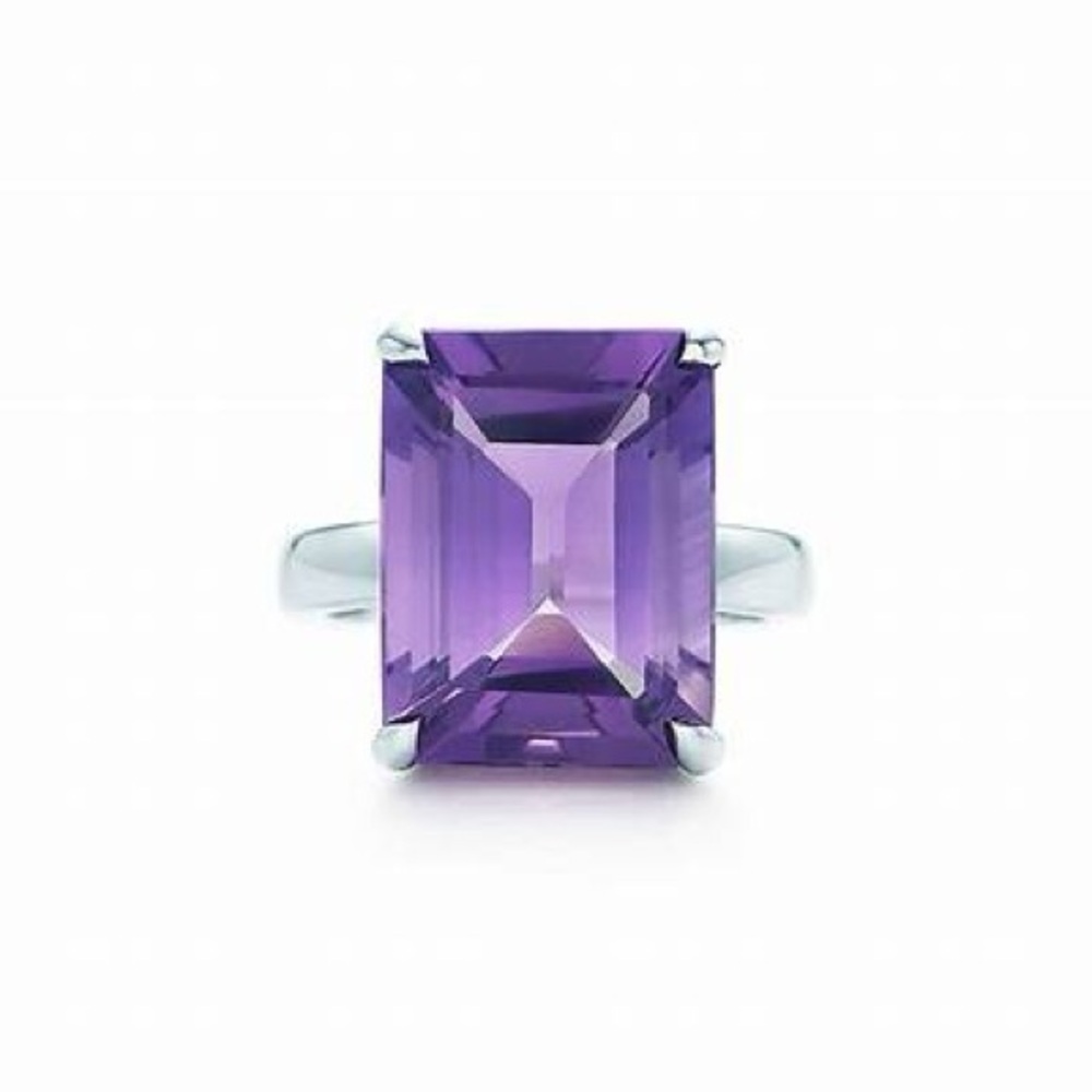 Tiffany & Co. Purple Silver Ring